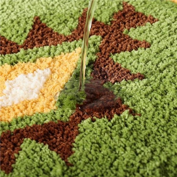 Boho Kitchen Mat & Non Slip Bath Rugs -Vintage Style 20 x 50 inches NWT - Picture 3 of 7